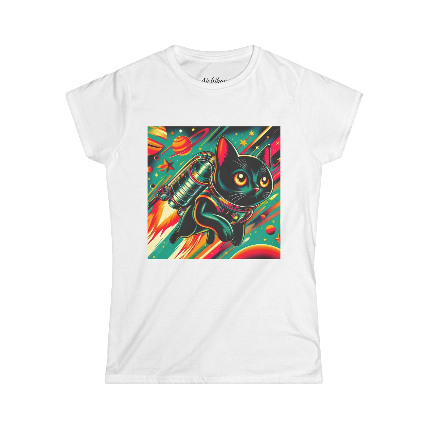 Jetpack Cat Tee (Womens)