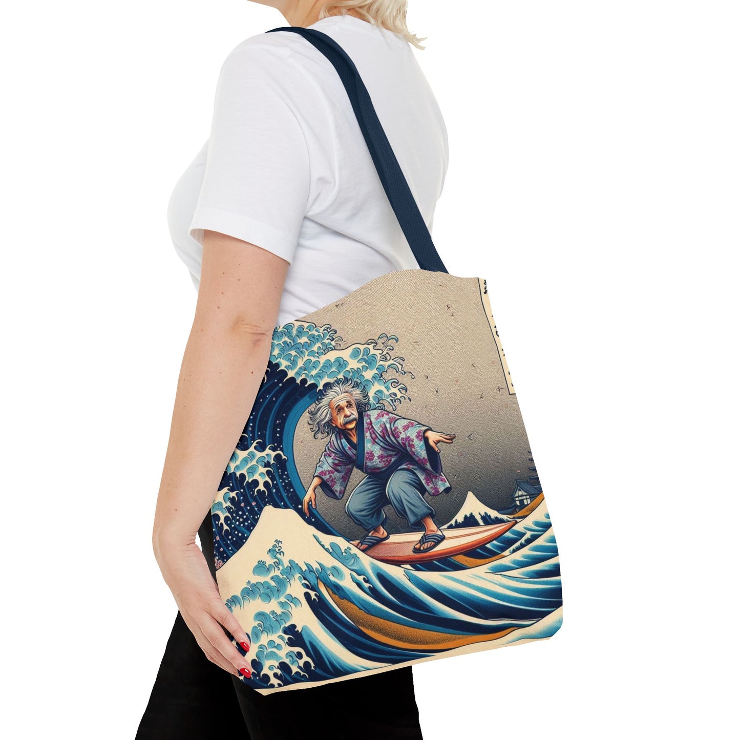 Einstein's Brain Waves Tote Bag