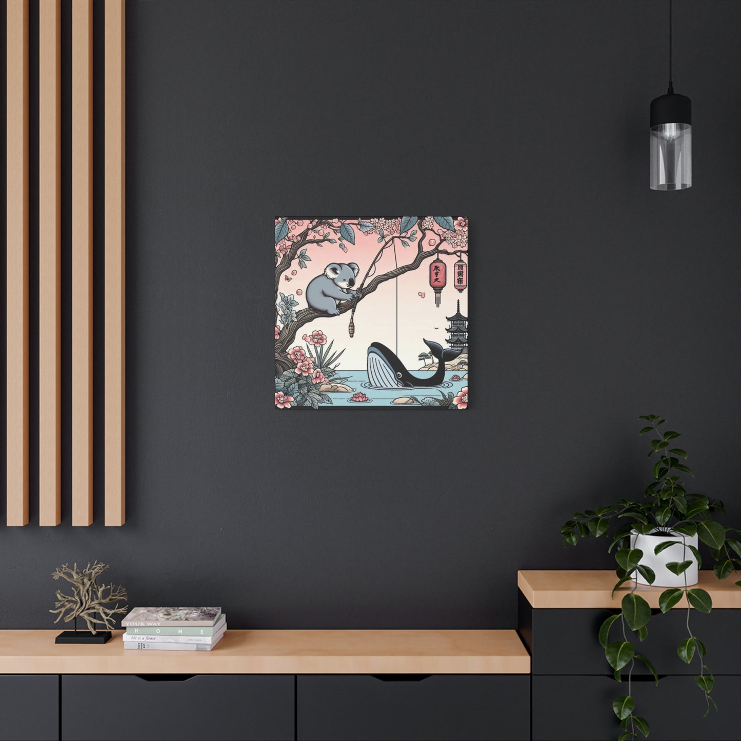 Koala & Whale Canvas