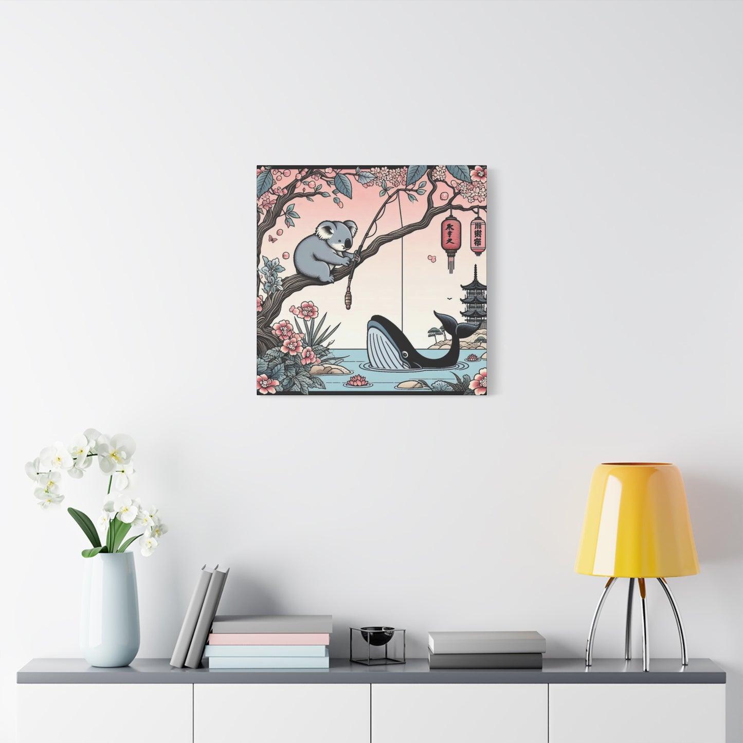 Koala & Whale Canvas