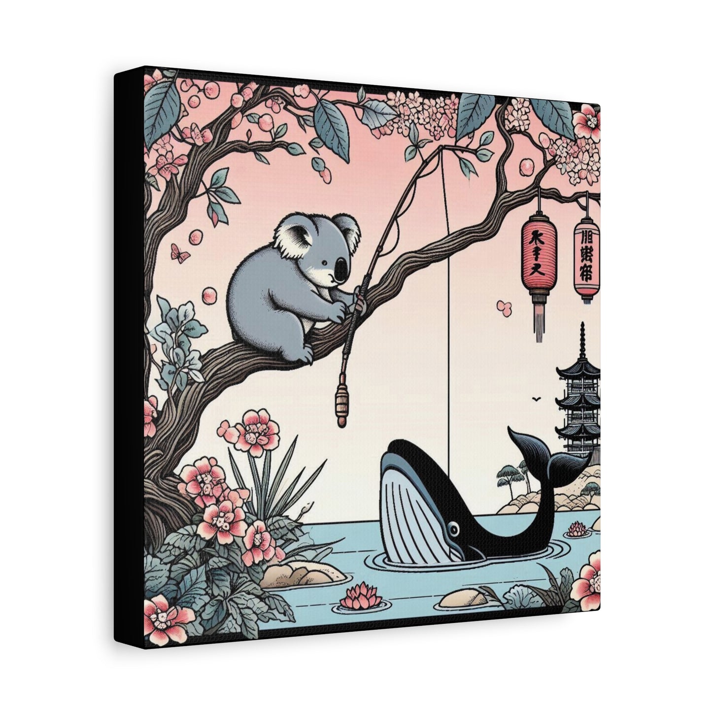 Koala & Whale Canvas