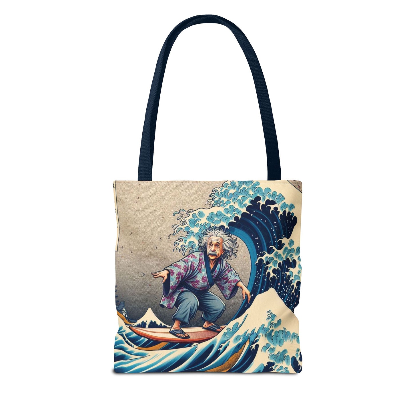 Einstein's Brain Waves Tote Bag