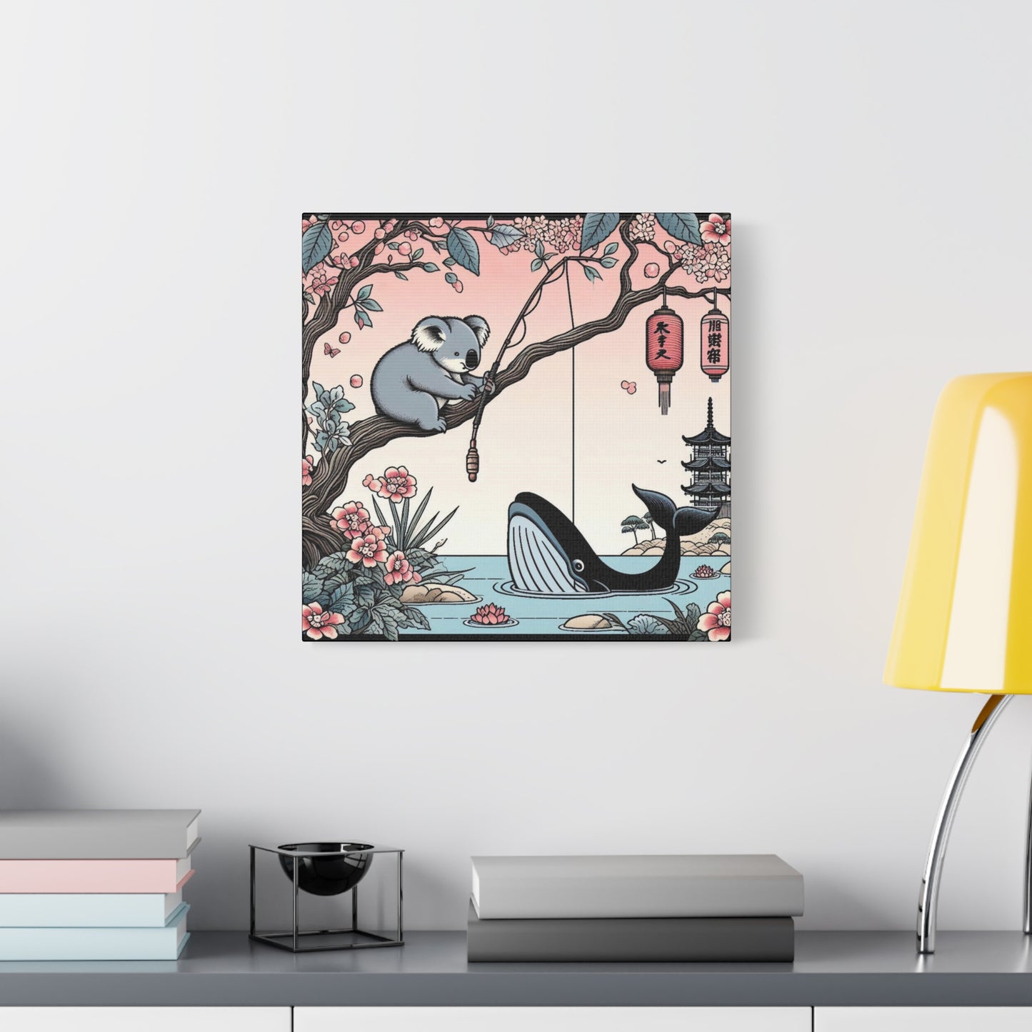 Koala & Whale Canvas