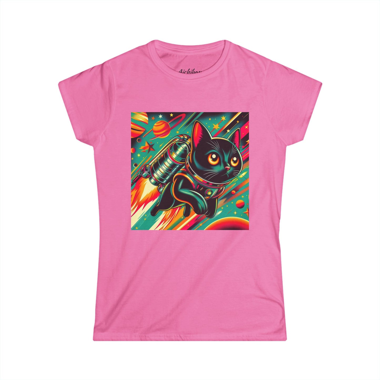 Jetpack Cat Tee (Womens)