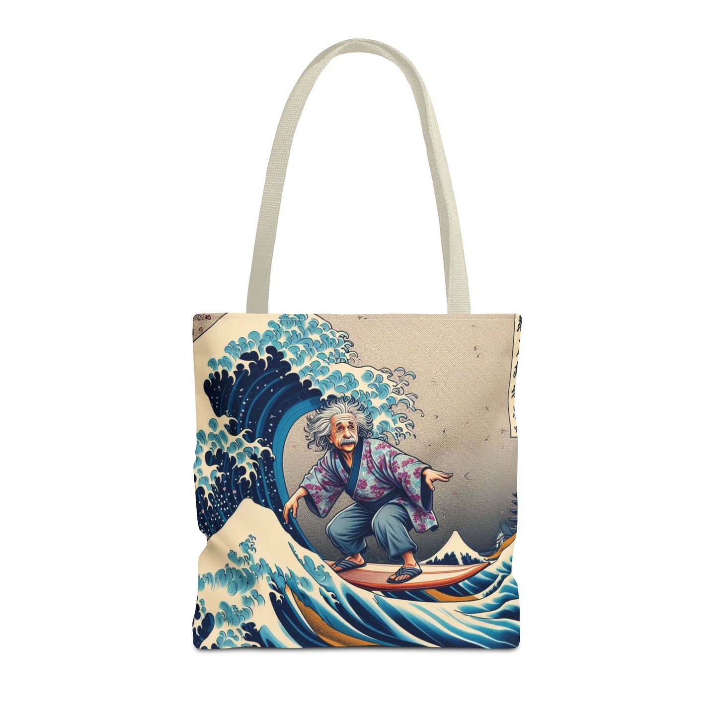 Einstein's Brain Waves Tote Bag