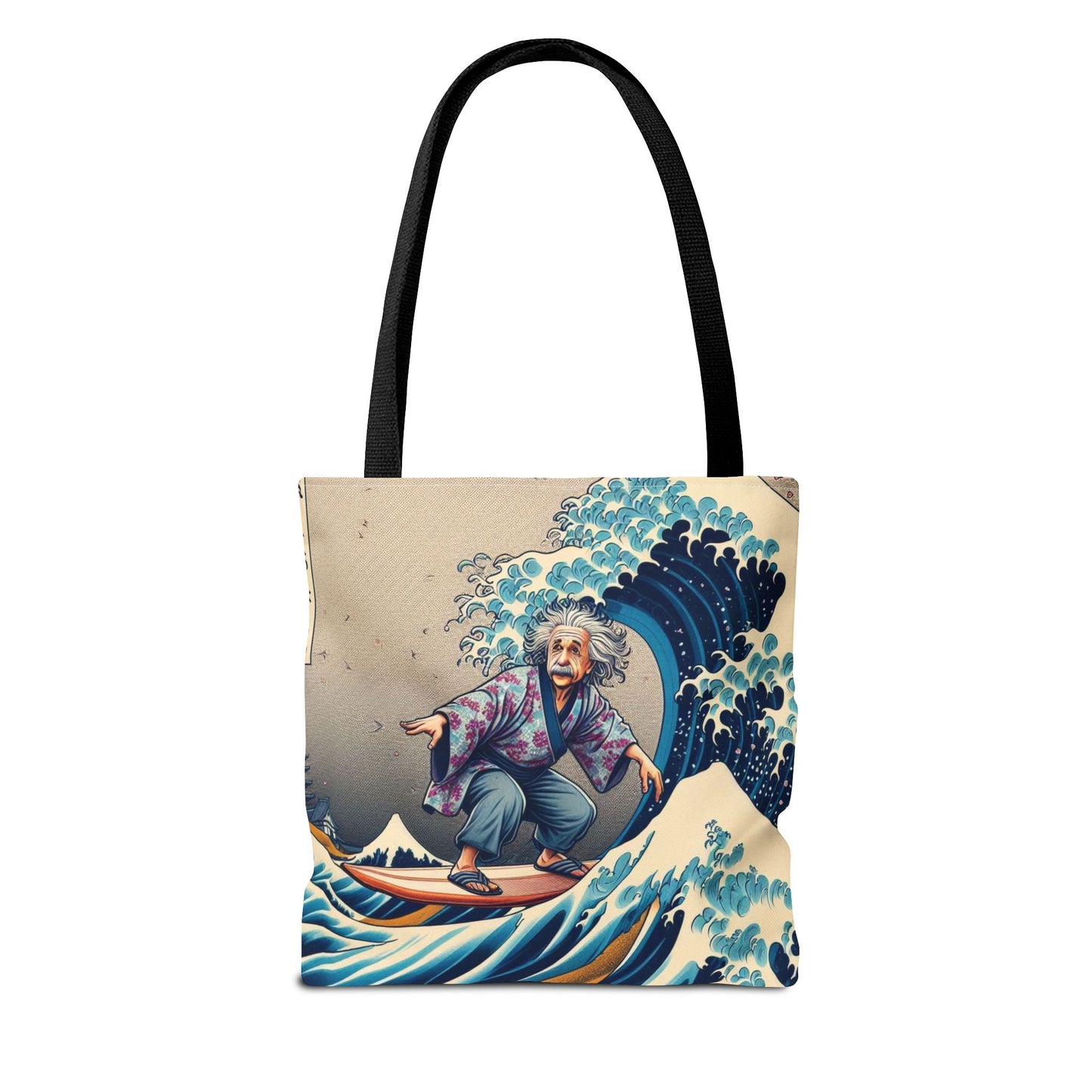 Einstein's Brain Waves Tote Bag