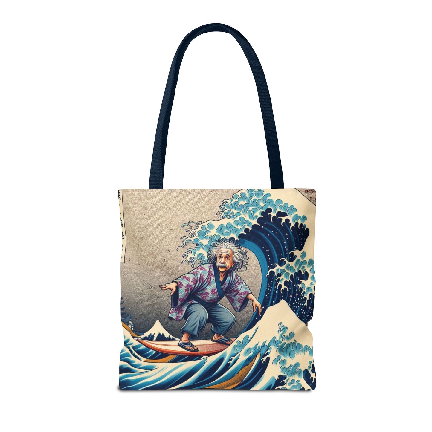 Einstein's Brain Waves Tote Bag