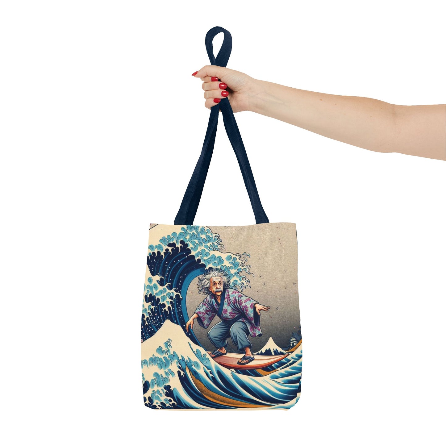 Einstein's Brain Waves Tote Bag