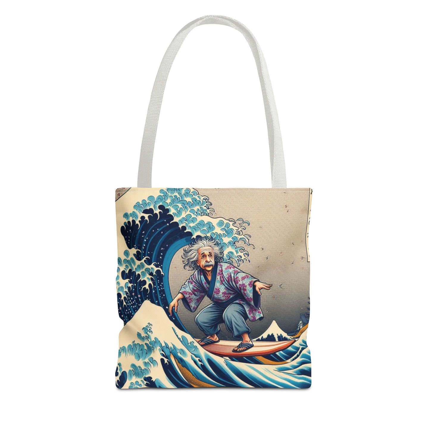 Einstein's Brain Waves Tote Bag
