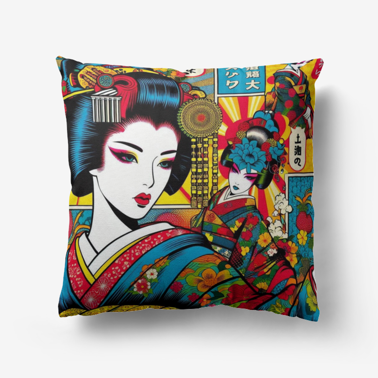 Pop Geisha Pillow