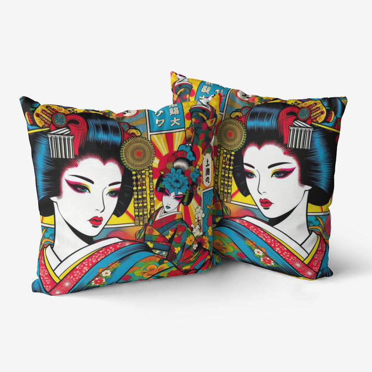 Pop Geisha Pillow