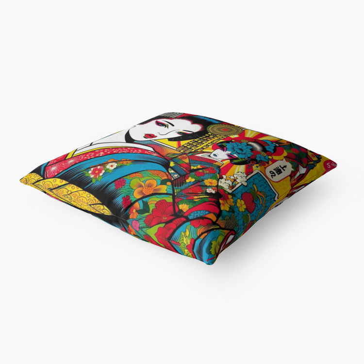 Pop Geisha Pillow